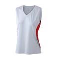 tshirt sports logo entreprises blanc  rouge