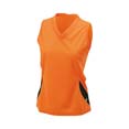 tshirt sports marquage entreprise orange  noir