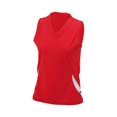 tshirt sports marquage entreprise rouge  blanc