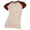 vente t shirt sport personnalise beige  bordeaux