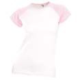 vente t shirt sport personnalise blanc  rose_clair