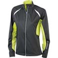 veste sport personnalisable technique femme noir  jaune