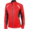 veste sport personnalisable technique femme rouge  noir