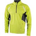 veste sport personnalisable technique homme jaune  carbone