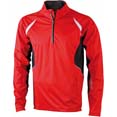 veste sport personnalisable technique homme rouge  noir