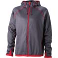 veste sport personnalise polaire a capuche homme carbone  rouge