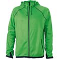 veste sport personnalise polaire a capuche homme vert  marine