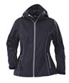 veste sport personnalise softshell femme avec capuche marine 