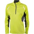 veste sport personnalise technique femme jaune  carbone