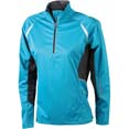 veste sport personnalise technique femme turquoise  carbone