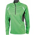 veste sport personnalise technique femme vert  carbone