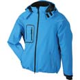 veste sport promotionnel softshell a capuche amovible homme aqua 