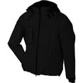 veste sport promotionnel softshell a capuche amovible homme noir 