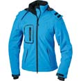 veste sport publicitaire softshell a capuche amovible femme aqua 