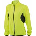 veste sport publicitaire technique femme jaune  noir