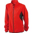 veste sport publicitaire technique femme rouge  noir