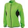 veste sport publicitaire technique femme vert  noir