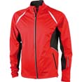 veste sport publicitaire technique homme rouge  noir