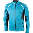 veste sport publicitaire technique homme turquoise  carbone