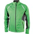 veste sport publicitaire technique homme vert  carbone