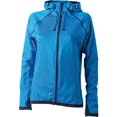 veste sports publicitaires polaire a capuche femme aqua  marine